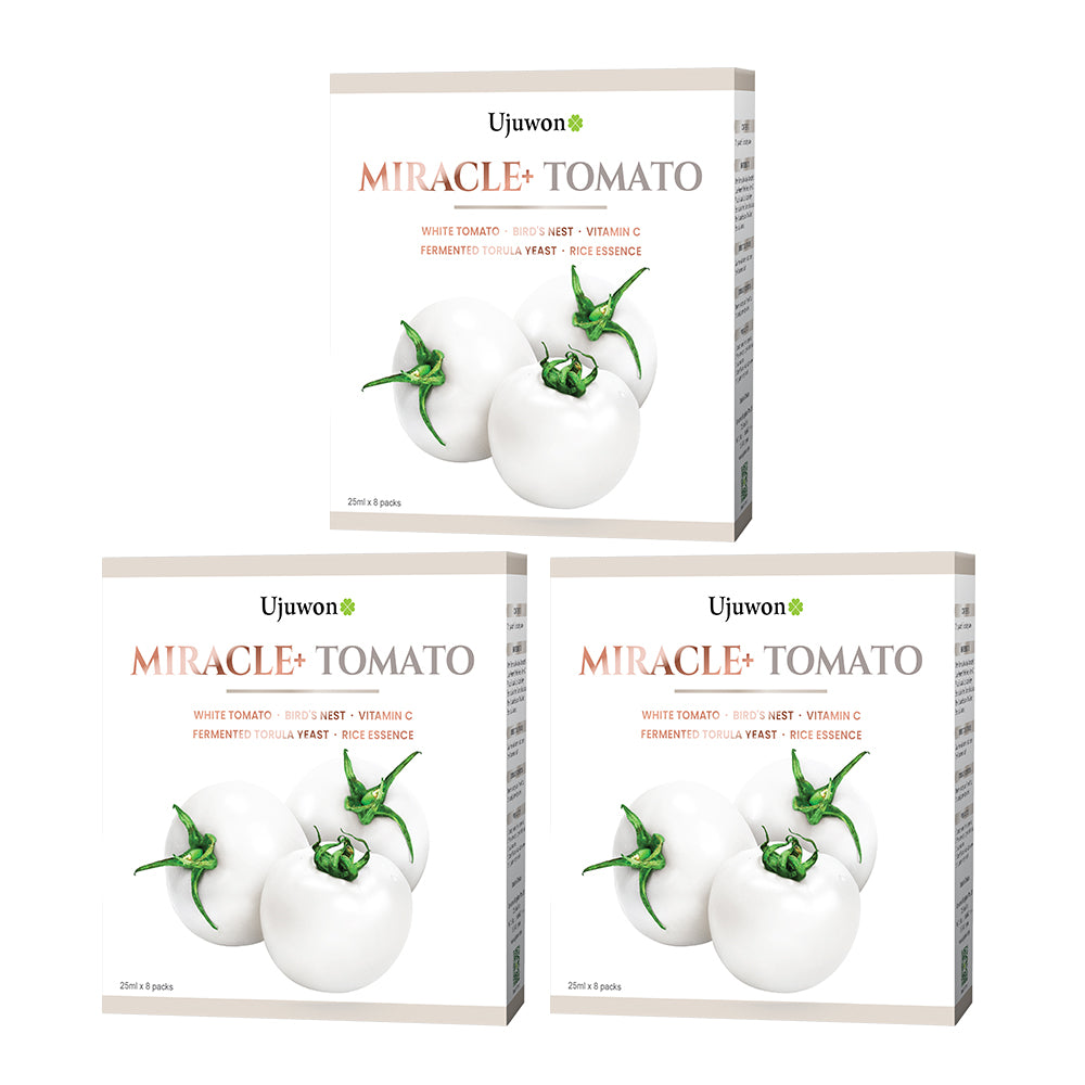 【3入組合】Ujuwon Miracle+ 奇蹟白番茄亮白飲 8入 x 3盒